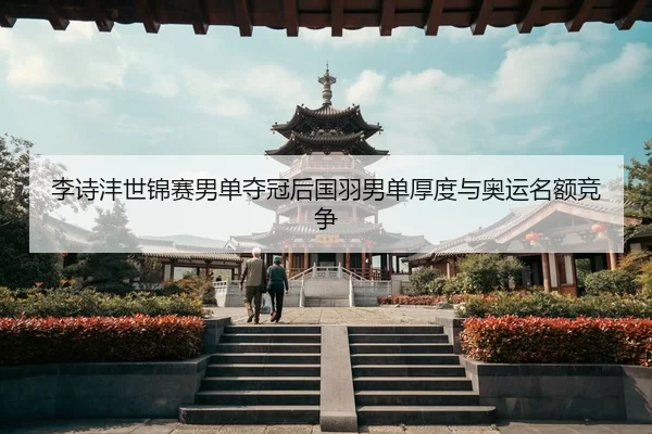 李诗沣世锦赛男单夺冠后国羽男单厚度与奥运名额竞争